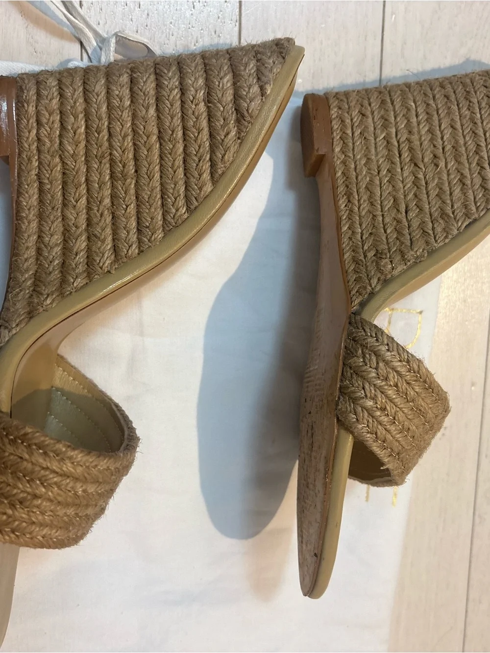 RAYE Mille Wedge Mule in Natural Jute